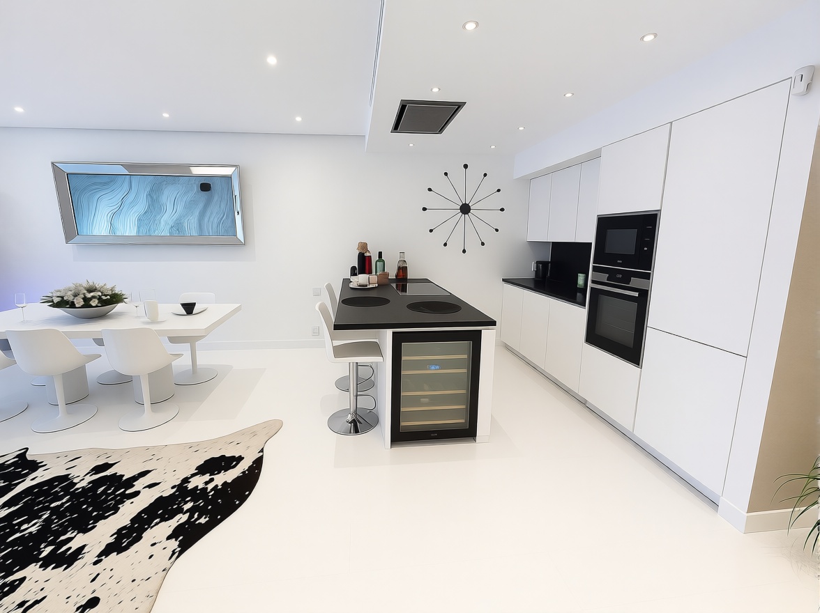 Appartement en première ligne de plage à Marbella — Cuisine