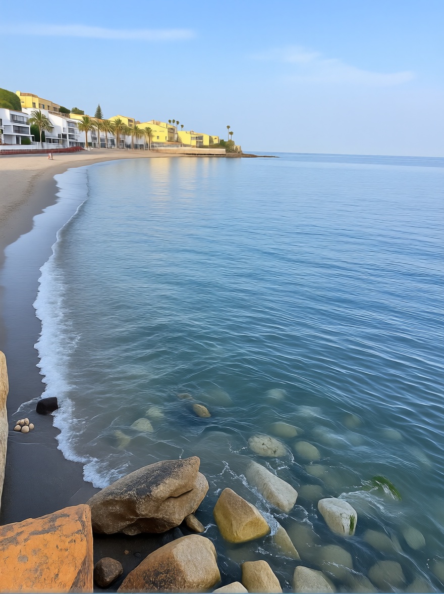 Квартира на продажу на первой линии пляжа в Mijas — Морской вид