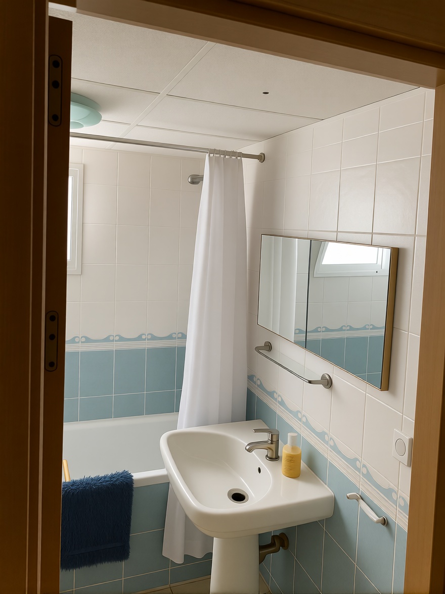Dúplex en primera línea de playa en El Campello — Baño