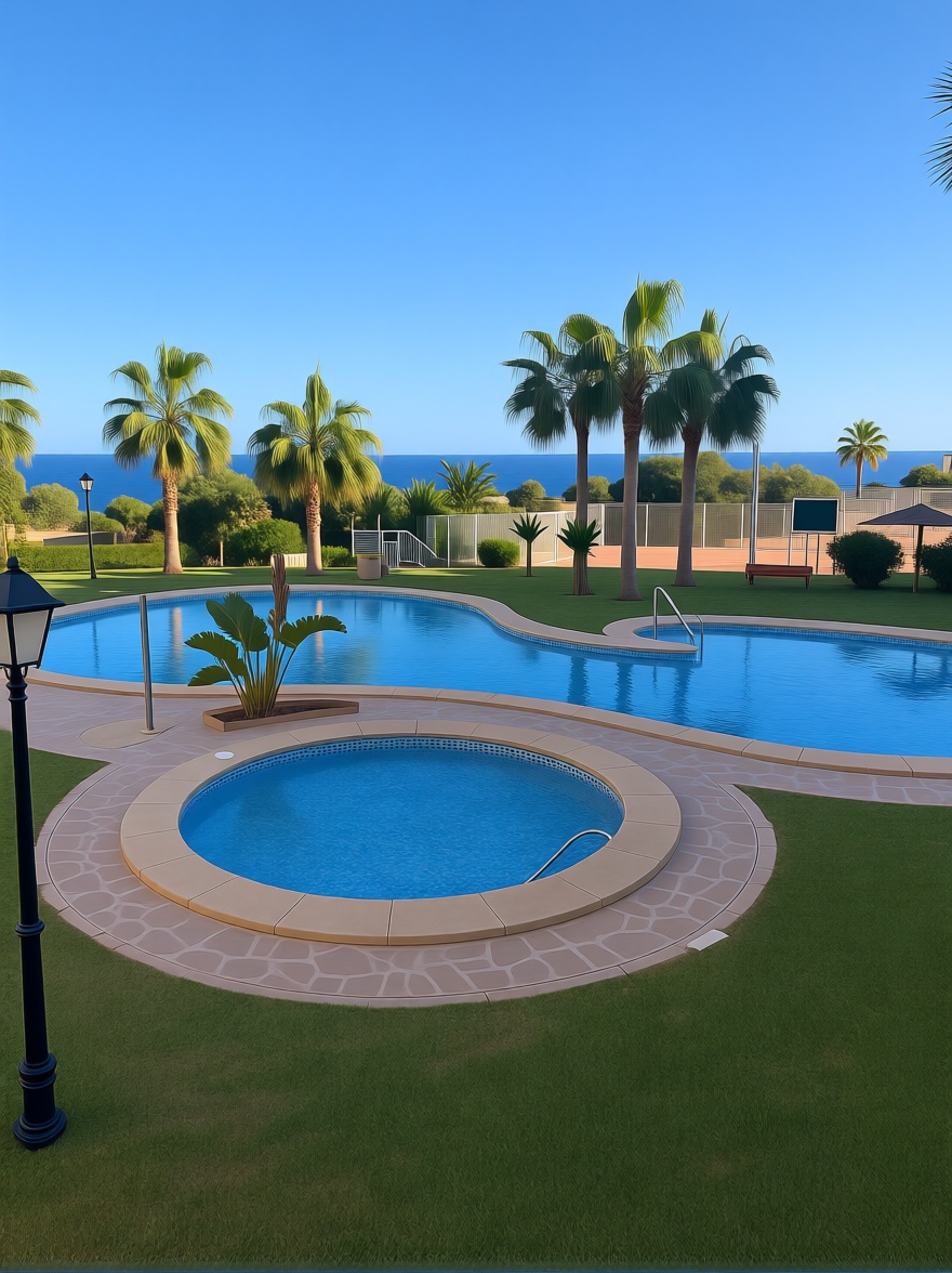 Dúplex en primera línea de playa en El Campello — Dormitorio