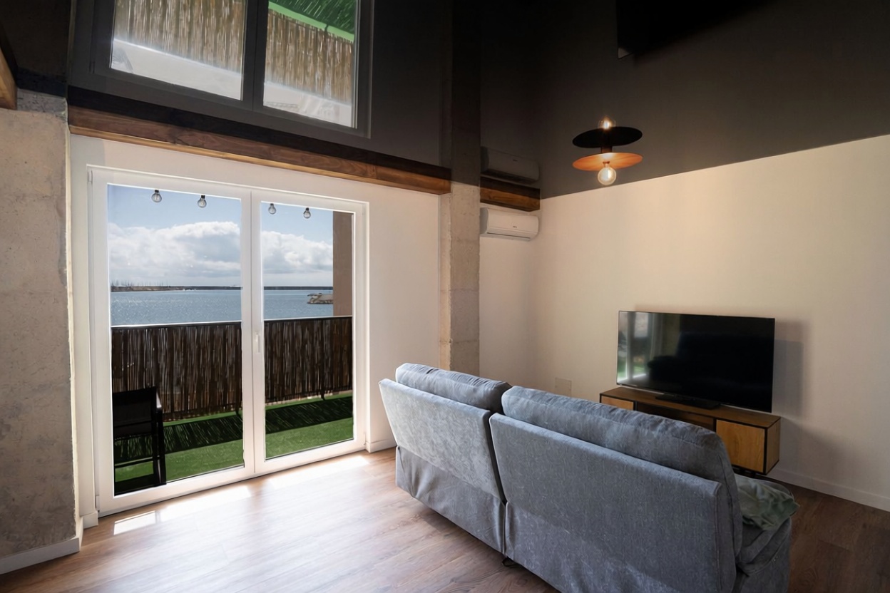 Apartamento à venda pé na areia em Torrevieja — Sala