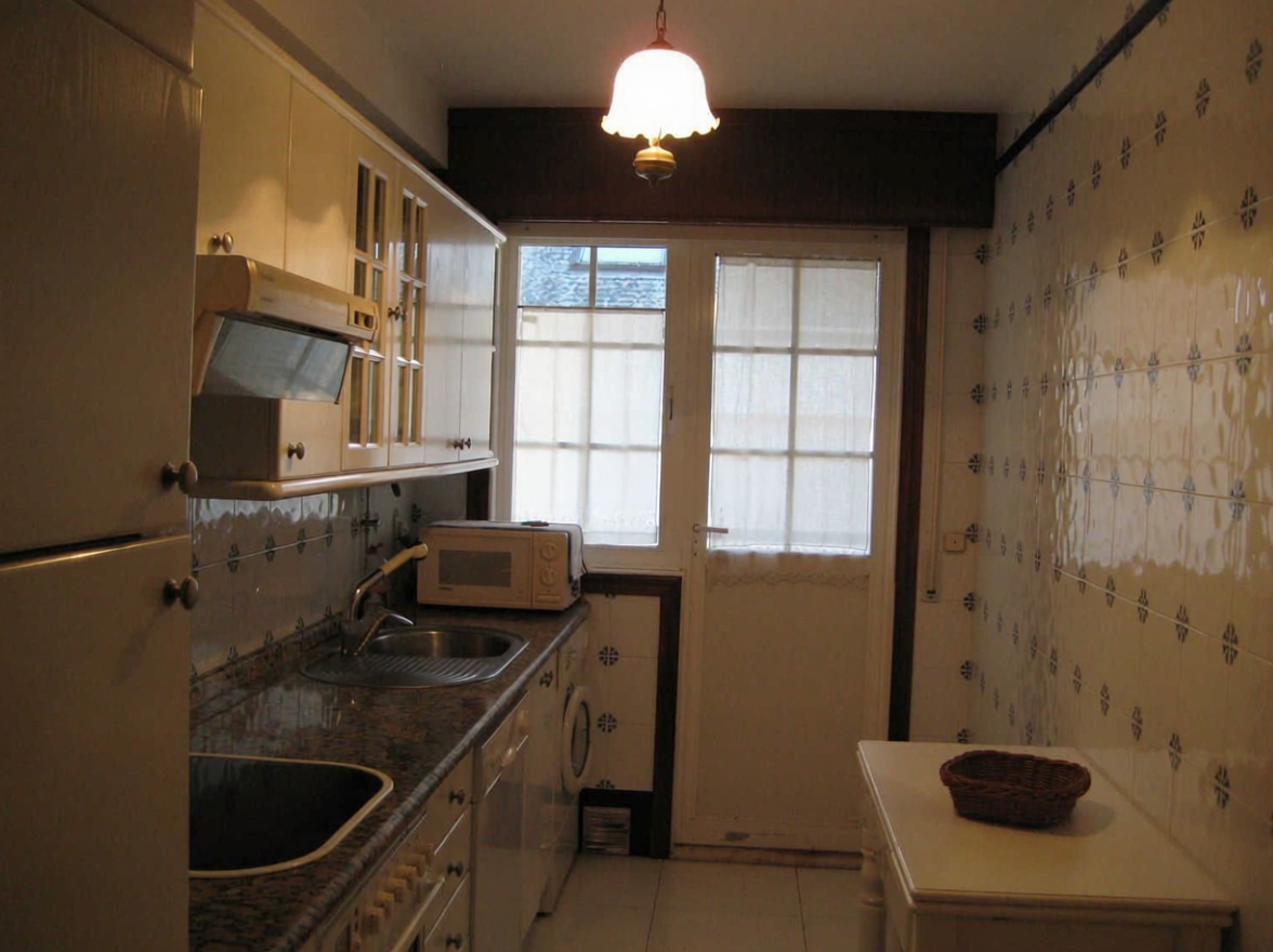 Flat for sale frontline beach in Porto do Son — Kitchen