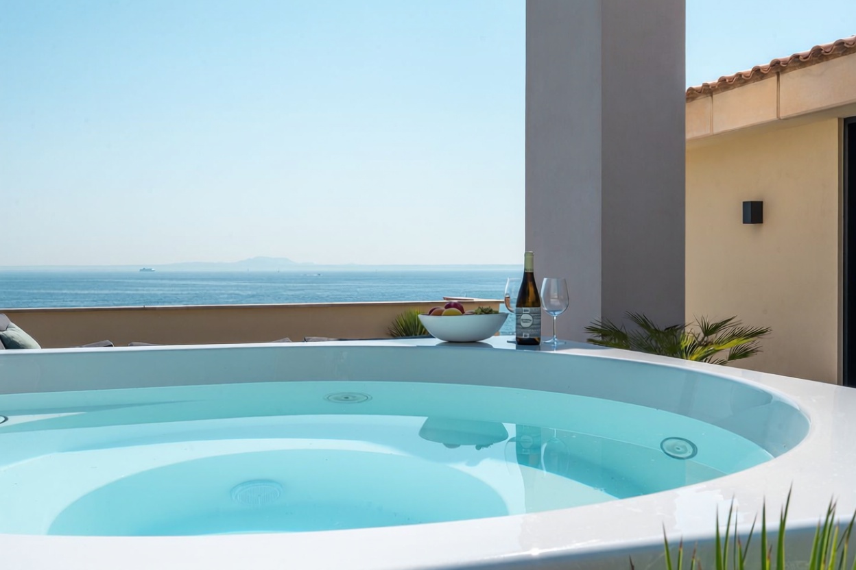 Ático en venta en primera línea de mar en Calvià