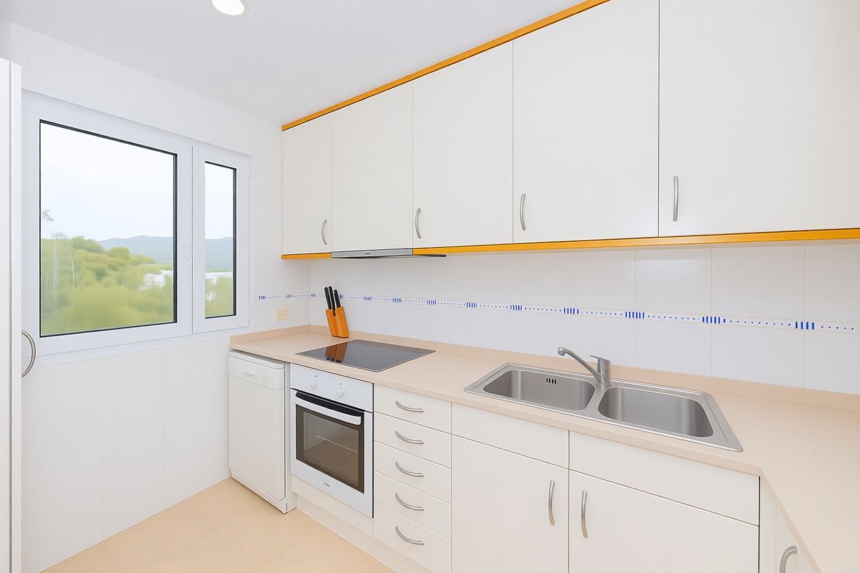 Ático en venta en primera línea de mar en Pollença — Cocina
