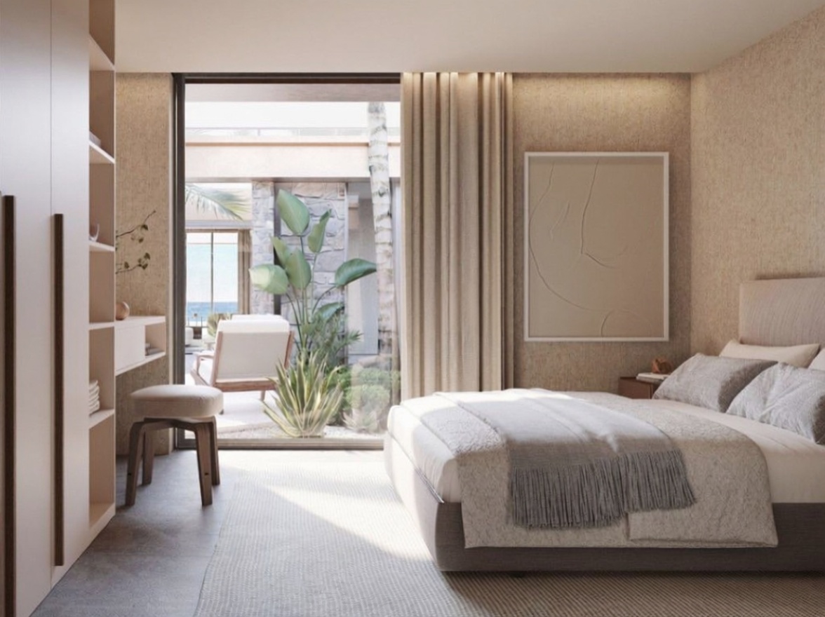 Chalet mit direkter Strandzugang in Llucmajor — Schlafzimmer