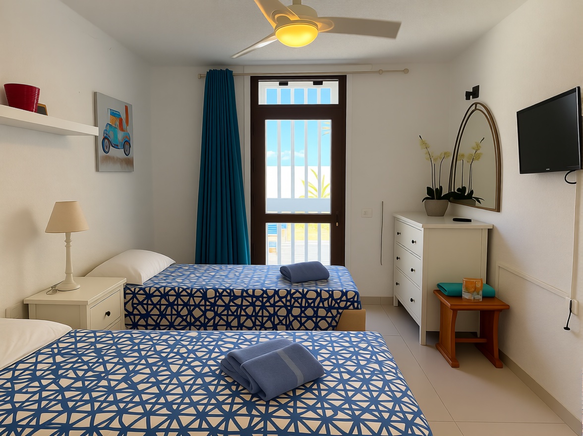 Chalet zum Verkauf mit direktem Strandzugang in Playa las Américas — Schlafzimmer
