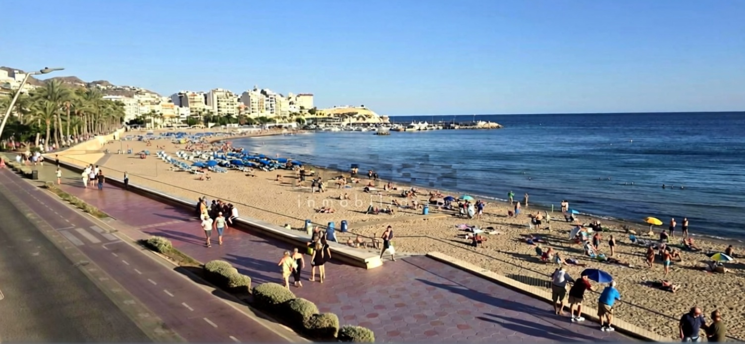 Piso en primera línea de playa en Benidorm — Vista mar