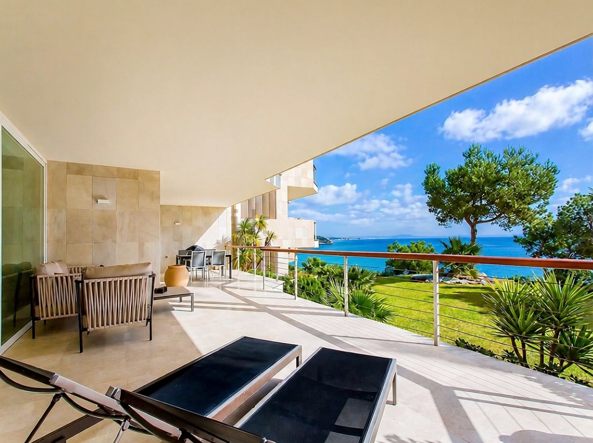 Piso en venta en primera línea de playa en Calvià