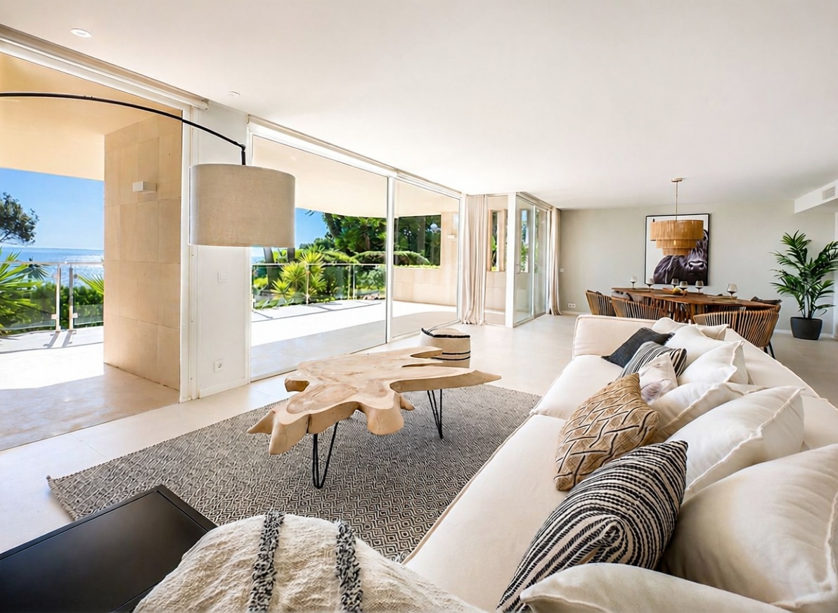 Apartamento à venda pé na areia em Calvià — Sala