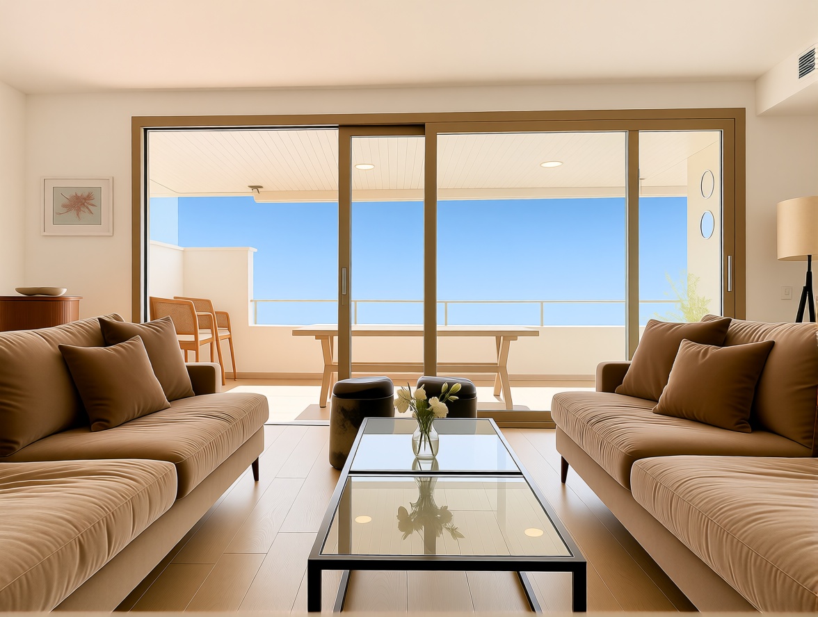Piso en venta en primera línea de playa en Palma de Mallorca — Salón