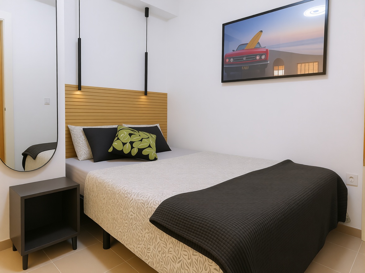 Wohnung zum Verkauf in direkter Strandlage in Torrevieja — Schlafzimmer