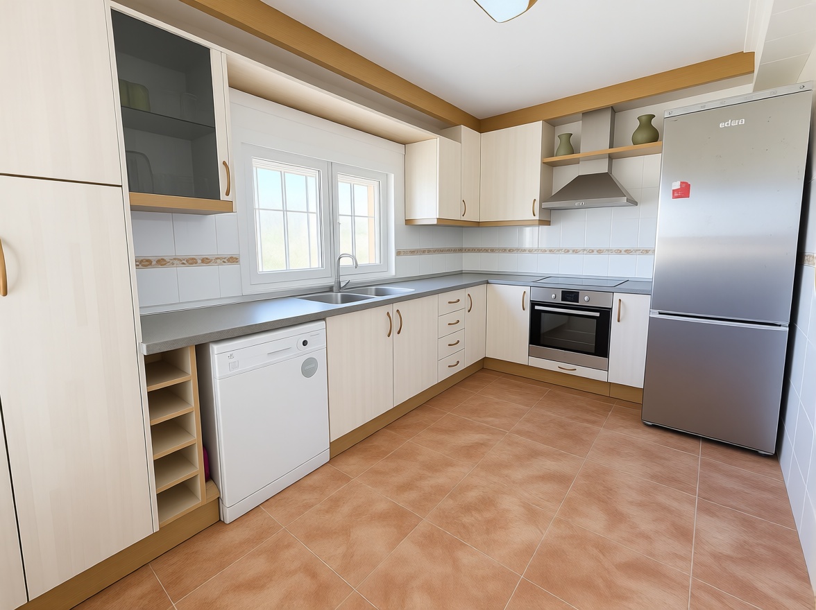 Chalet com acesso direto à praia em La Manga del Mar Menor — Cozinha