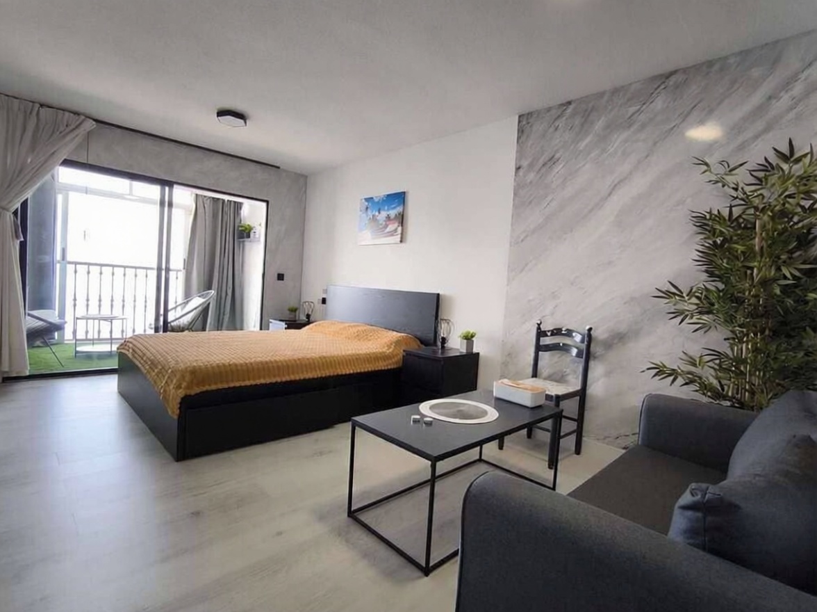 Studio zum Verkauf in direkter Strandlage in Benidorm — Schlafzimmer
