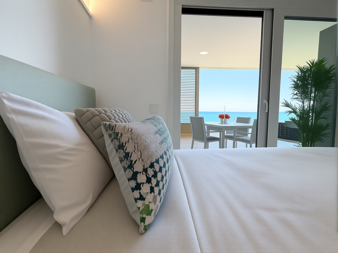 Appartement en première ligne de plage à Orihuela — Chambre