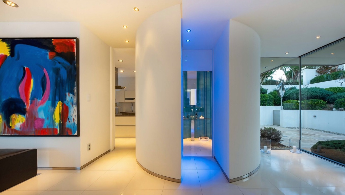 Chalet with direct beach access in Calvià — Bedroom