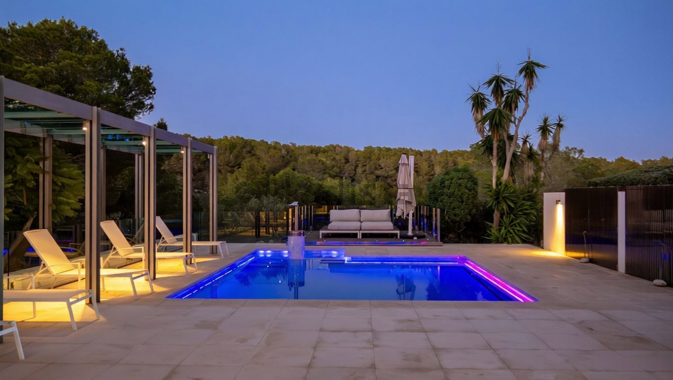 Chalet with direct beach access in Calvià — Pool
