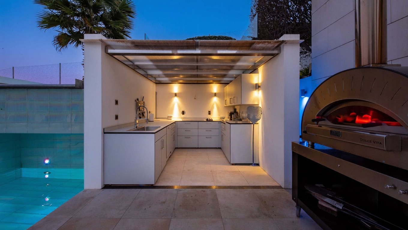 Chalet with direct beach access in Calvià — Kitchen
