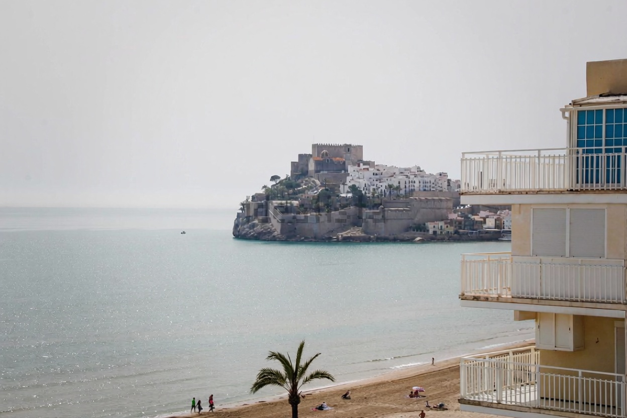 Apartamento à venda pé na areia em Peñíscola — Vista mar
