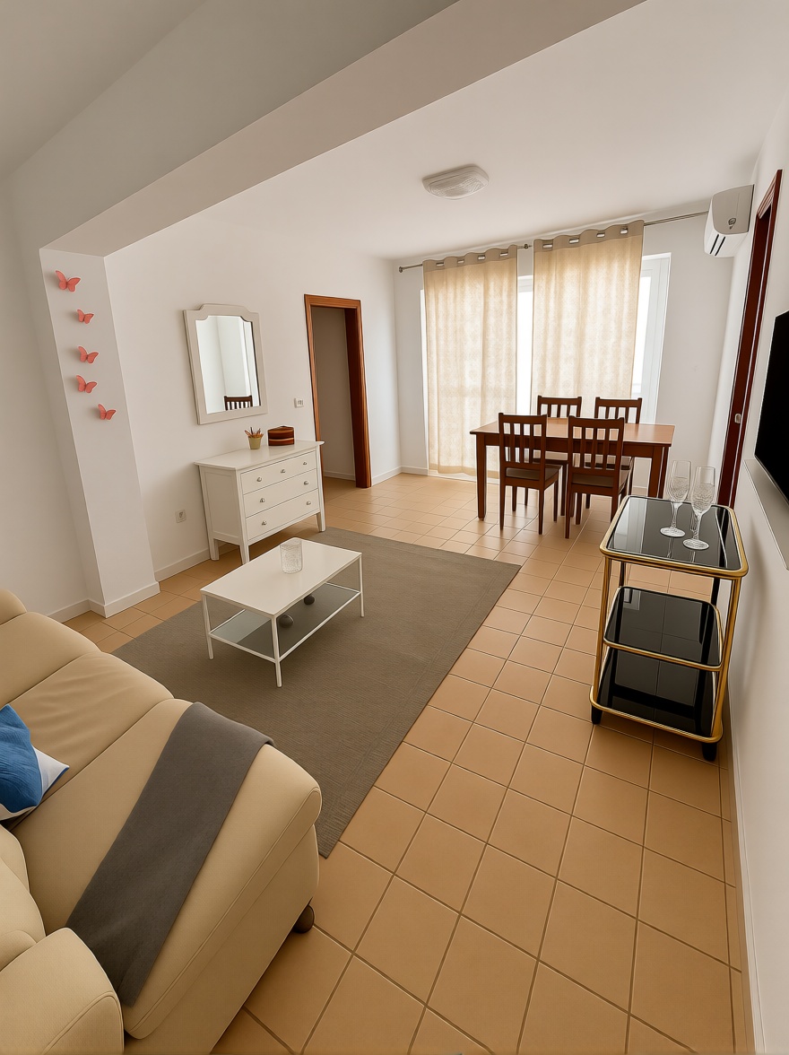 Piso en venta en primera línea de playa en Calvià — Salón