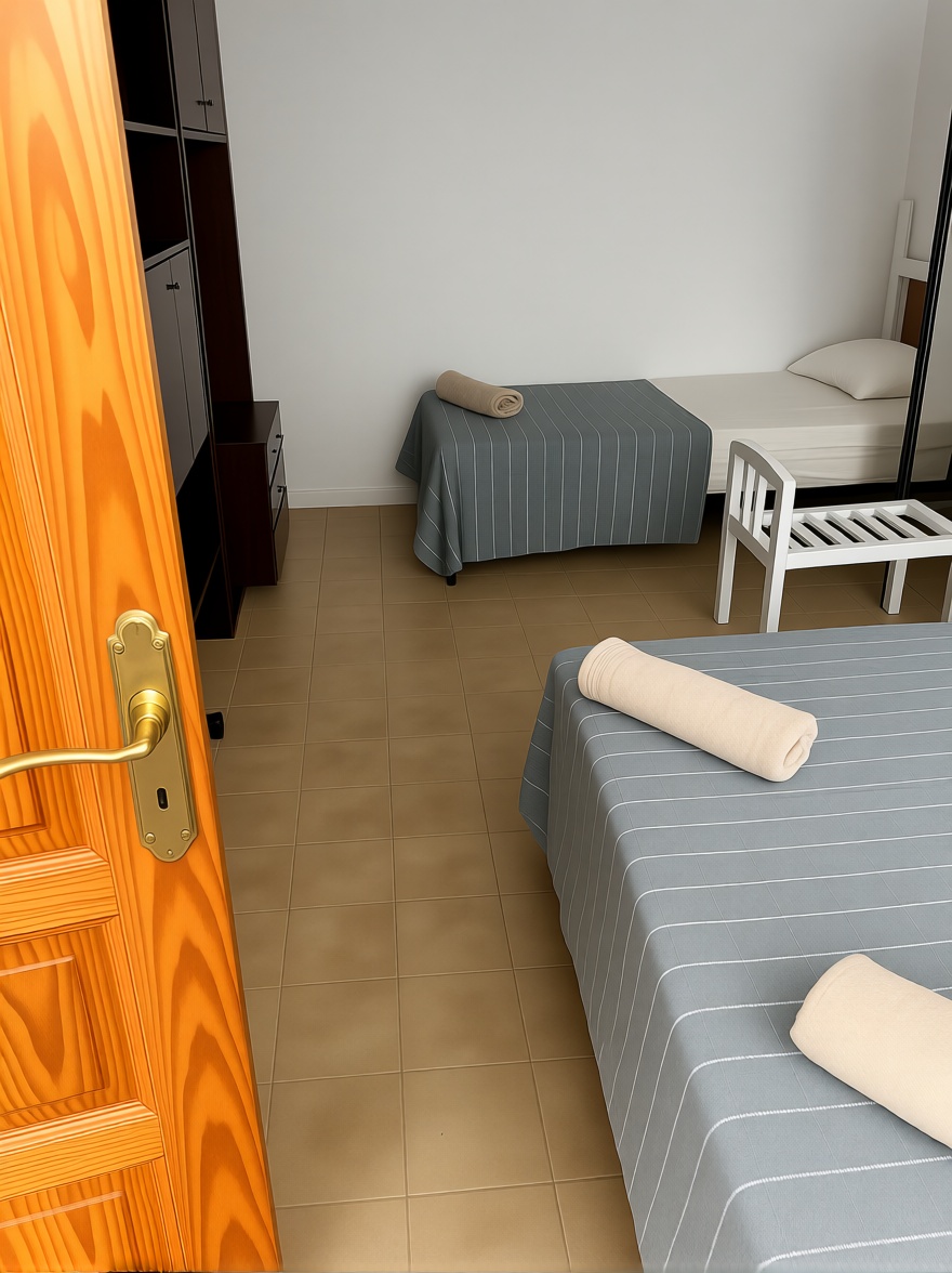 Piso en venta en primera línea de playa en Calvià — Dormitorio
