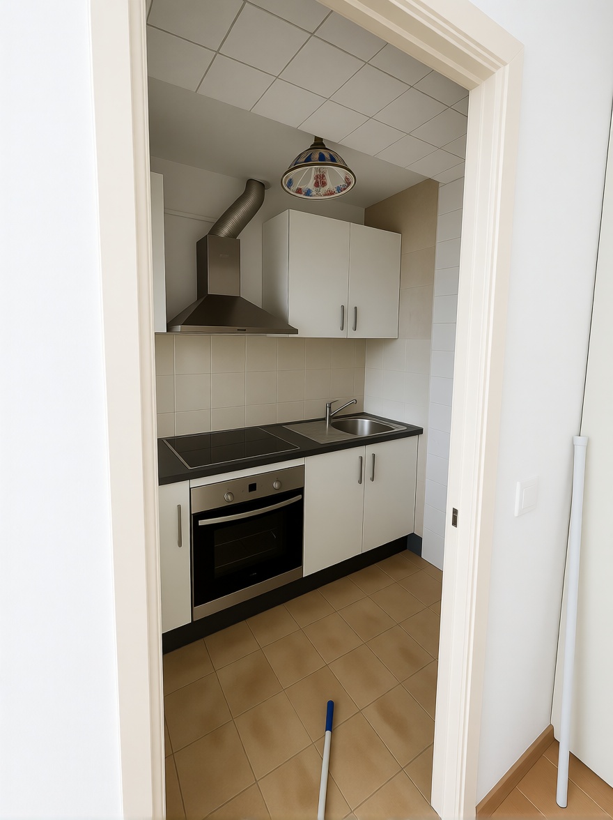 Piso en venta en primera línea de playa en Calvià — Cocina