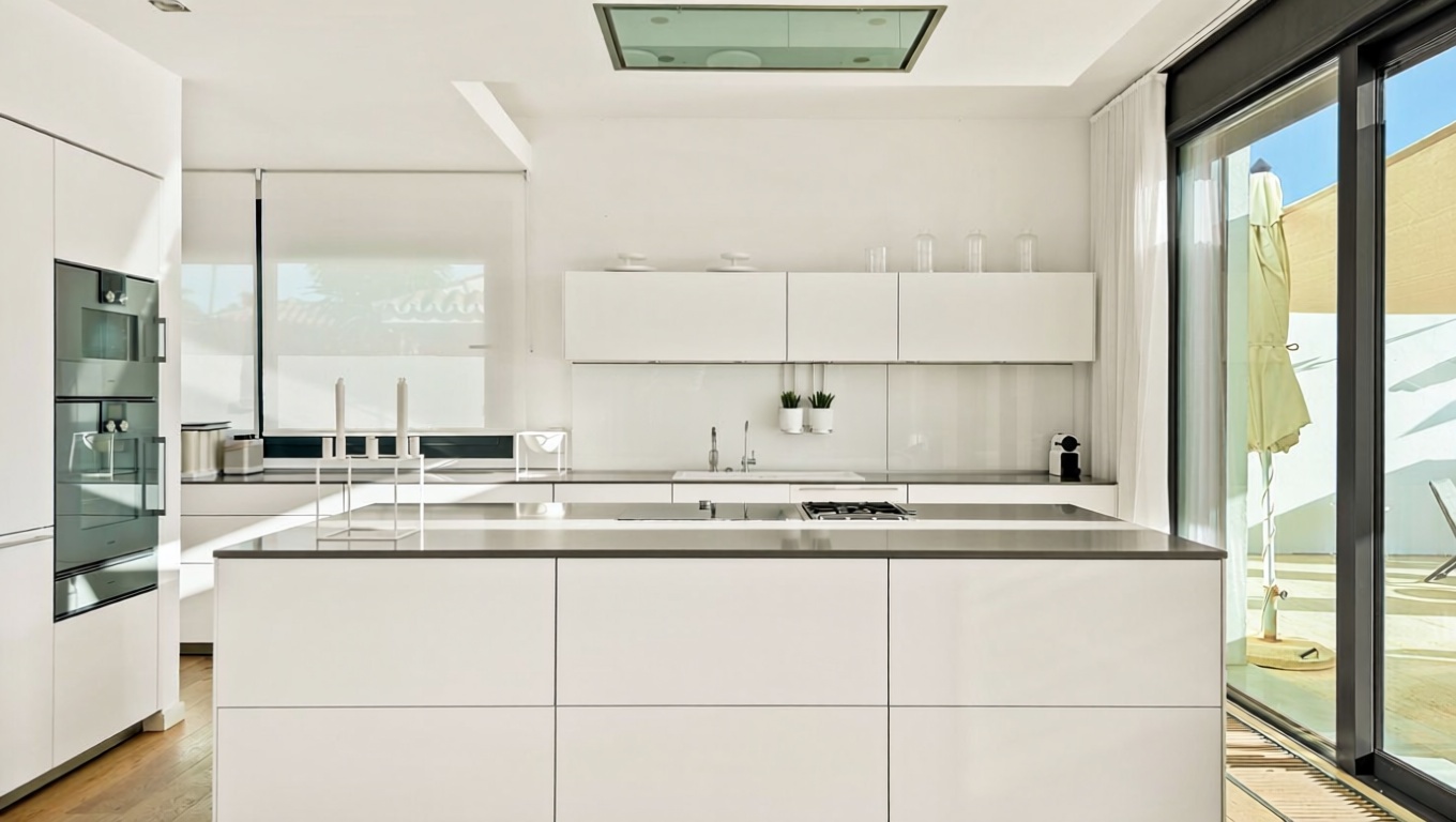 Chalet en venta con acceso directo a la playa en Marbella — Cocina
