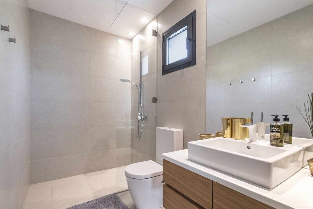 Chalet en venta con acceso directo a la playa en Marbella — Baño
