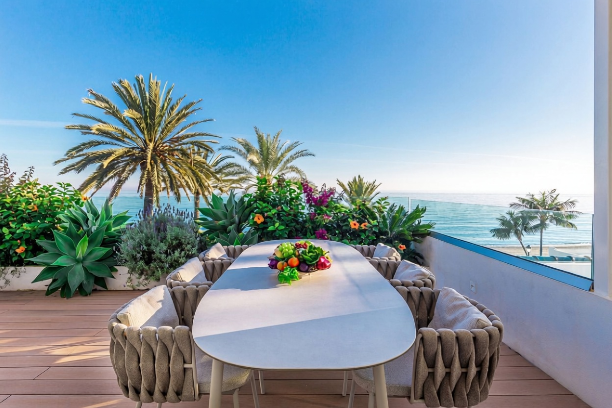 Ático en venta en primera línea de mar en Marbella
