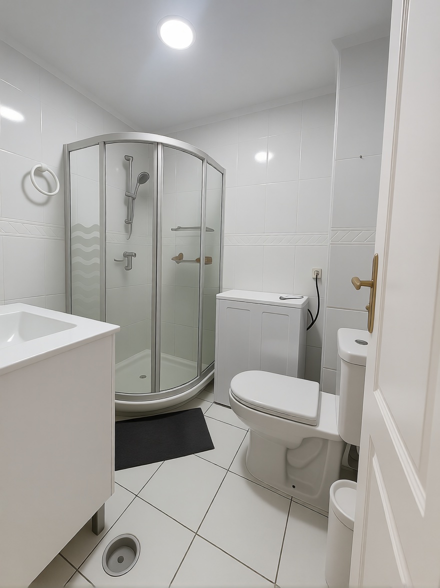 Piso en venta en primera línea de playa en Fuengirola — Baño