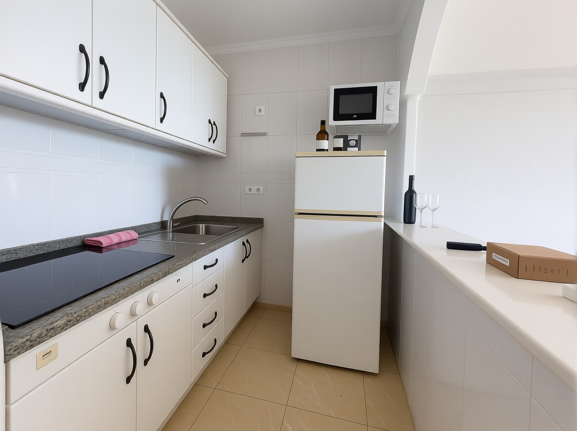 Piso en venta en primera línea de playa en Fuengirola — Cocina