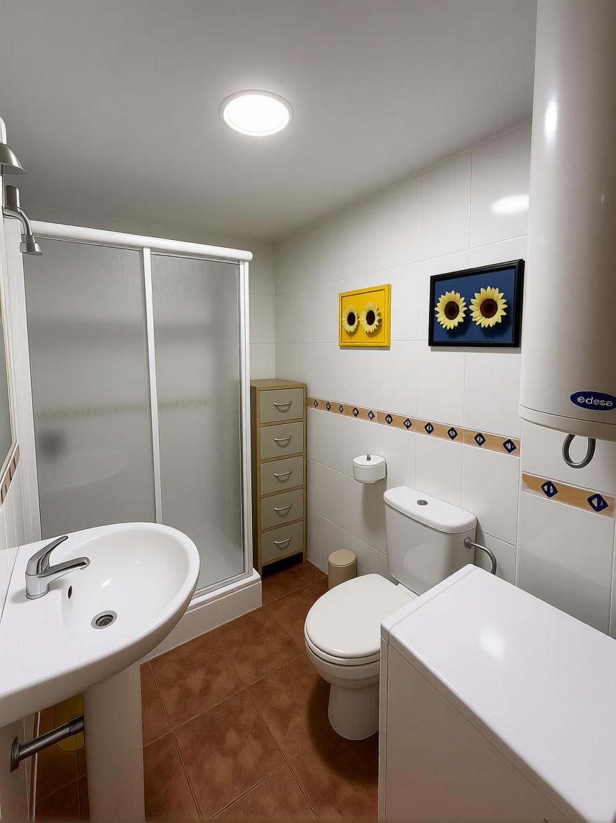 Appartement en première ligne de plage à La Manga del Mar Menor — Sanitaires
