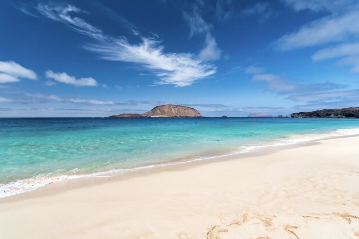 Chalet mit direkter Strandzugang in Teguise — Meerblick