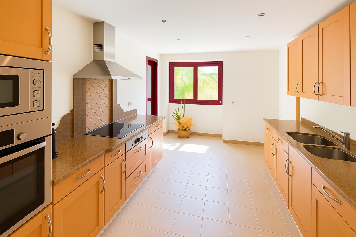 Seafront attic in Estepona — Kitchen