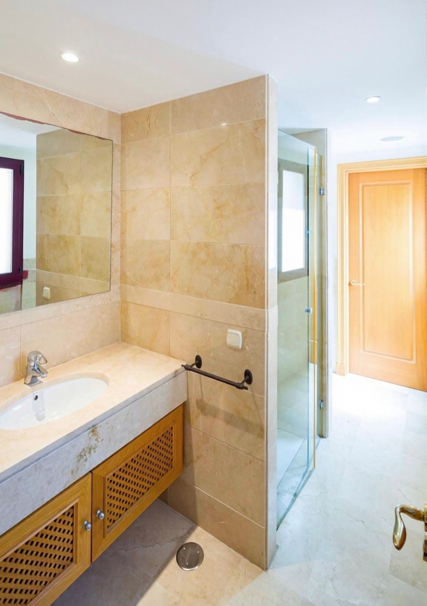 Seafront attic in Estepona — Bathroom