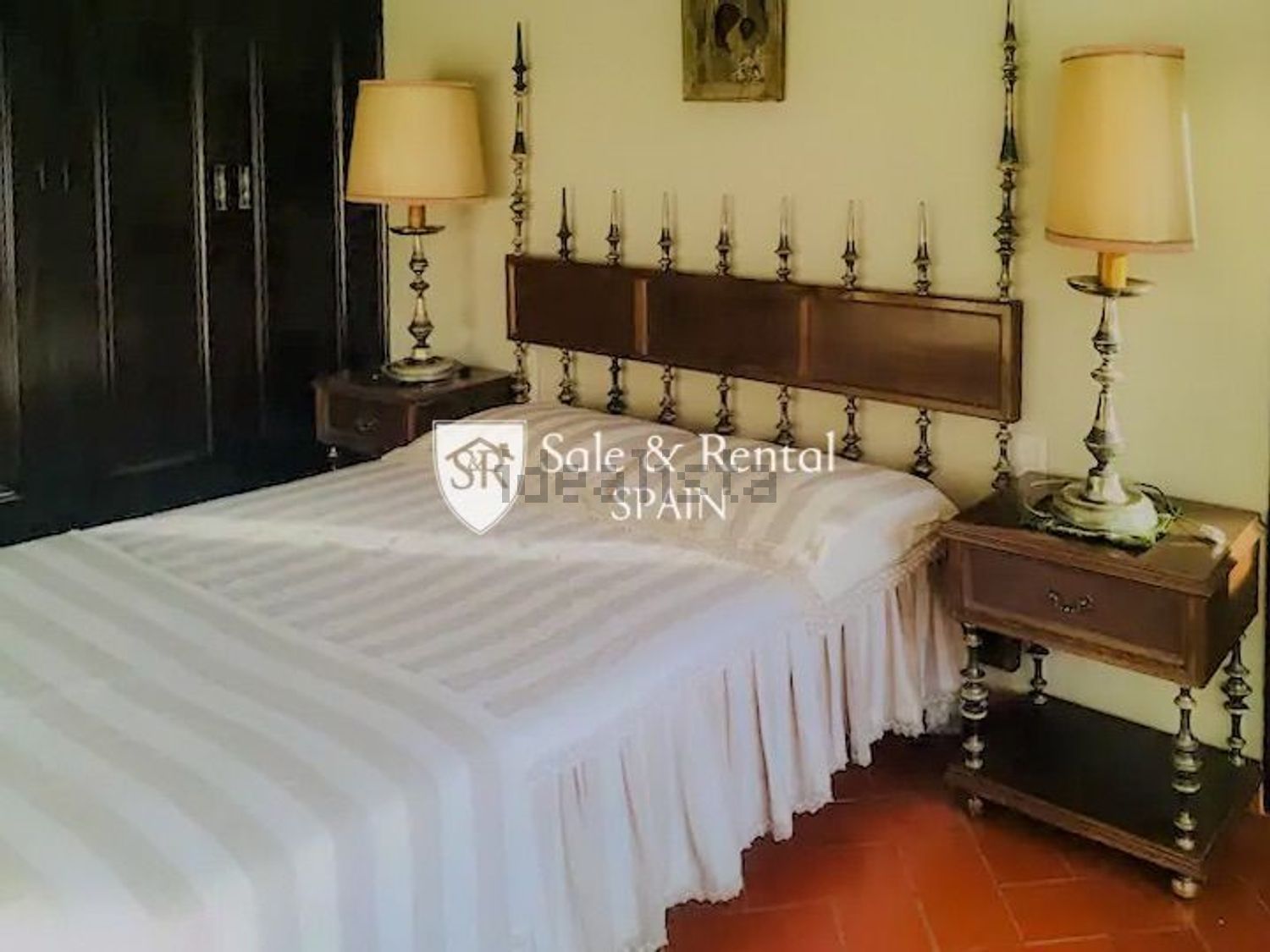 Chalet mit direkter Strandzugang in Lloret de Mar — Schlafzimmer