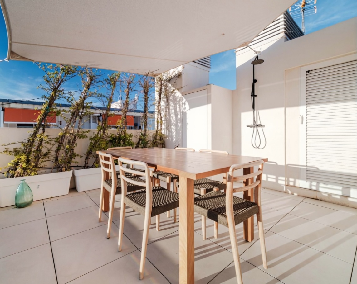 Appartement à vendre pieds dans l'eau à Jávea/Xàbia — Terrasse
