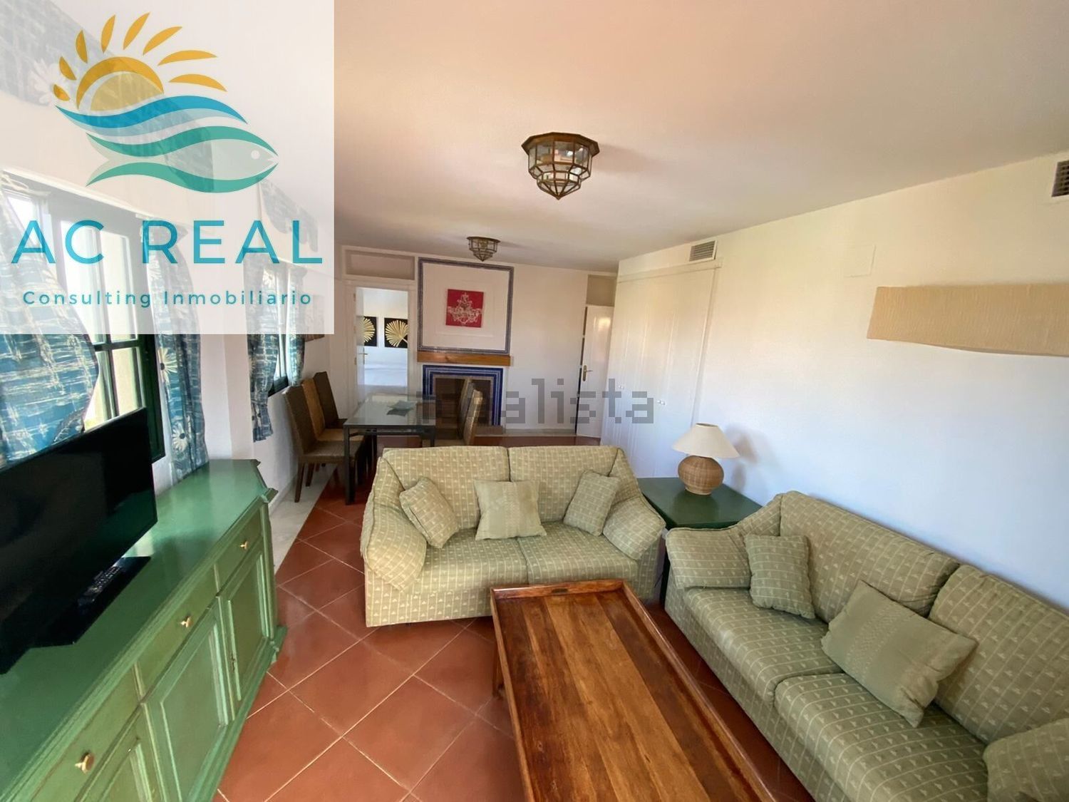 Seafront attic in Ayamonte — Living room