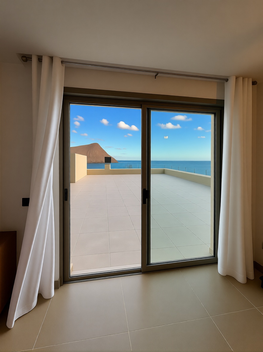 Attic for sale seafront in Los Barrios — Sea terrace