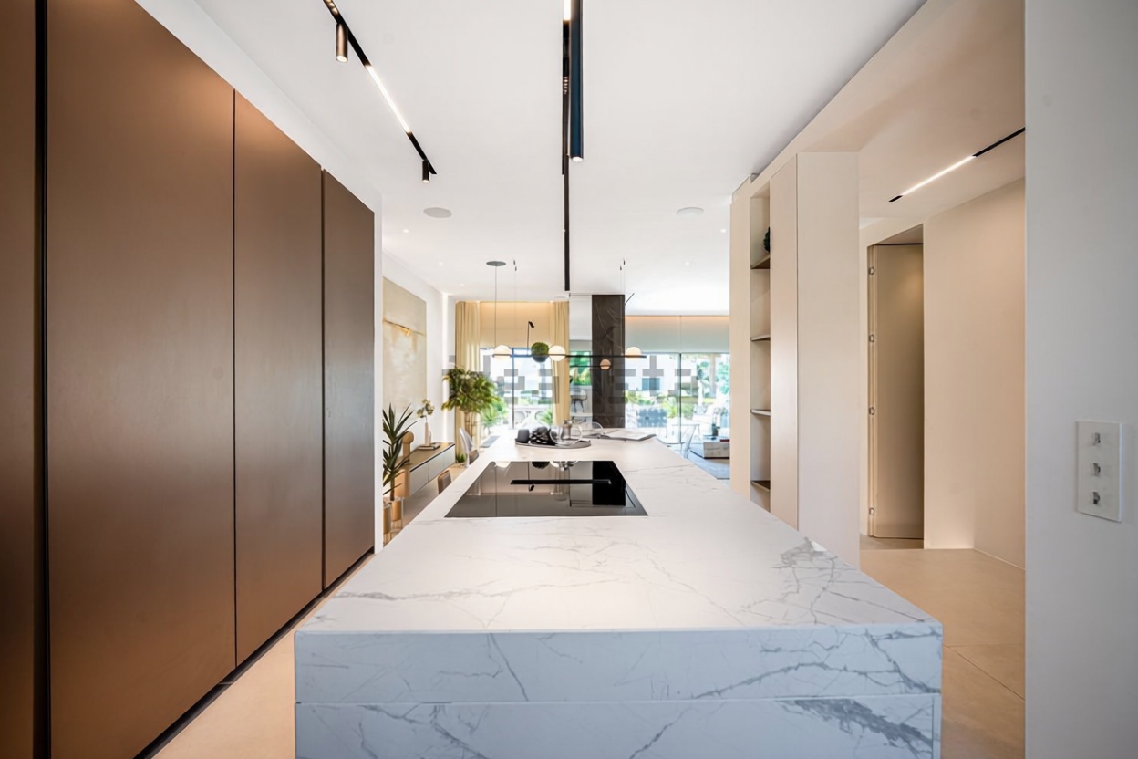 Chalet con acceso directo a playa en Marbella — Cocina