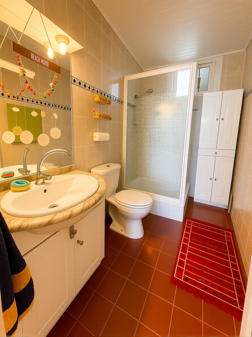 Flat for sale frontline beach in Peñíscola — Bathroom