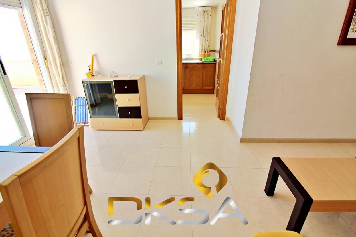 Flat for sale frontline beach in Oropesa del Mar — Bedroom