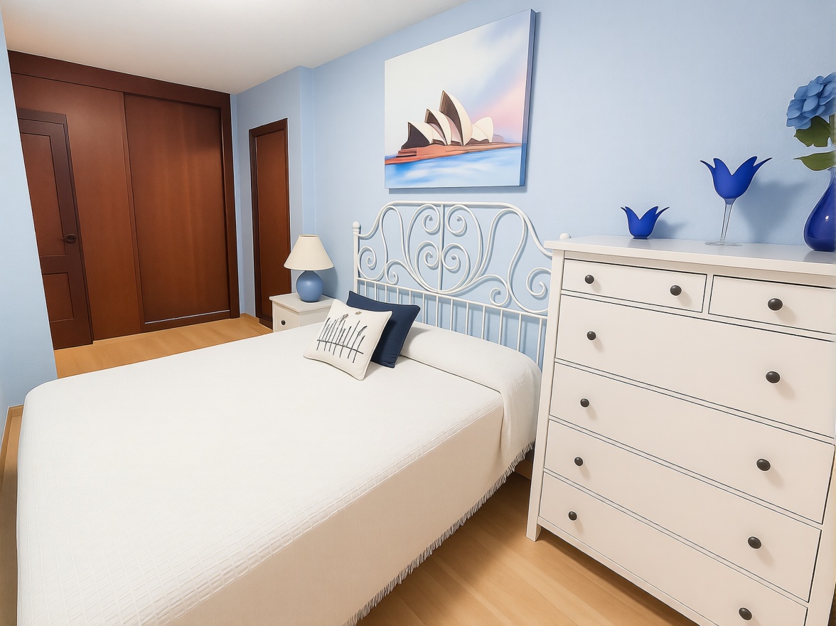 Apartamento à venda pé na areia em Benidorm — Quarto