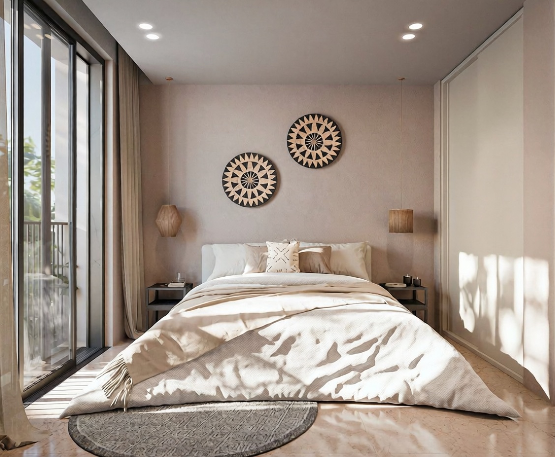 Flat for sale frontline beach in Marbella — Bedroom