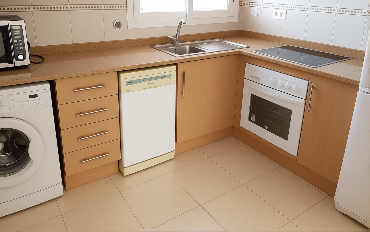 Flat for sale frontline beach in Oropesa del Mar — Kitchen