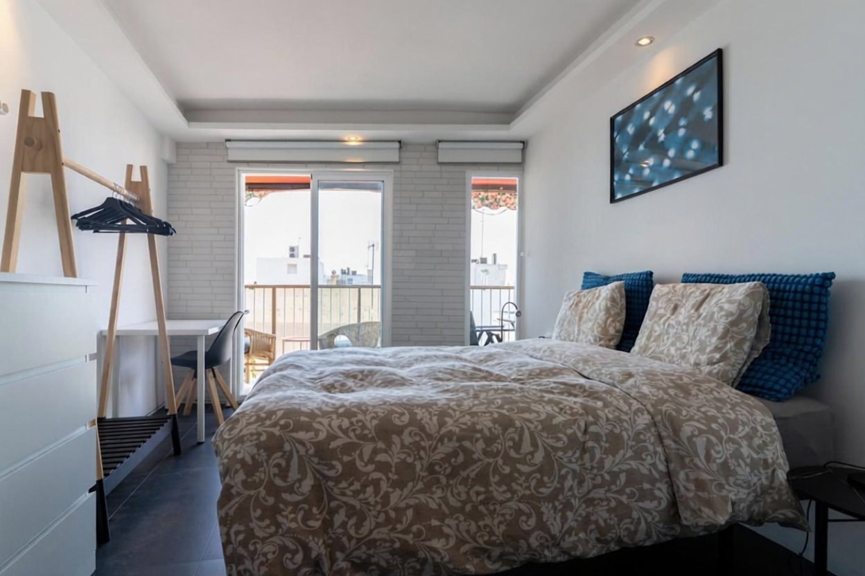 Wohnung in erste Strandlinie in Santa Pola — Schlafzimmer