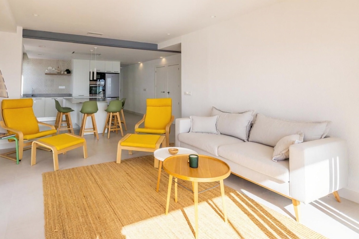 Appartement en première ligne de plage à Santa Pola — Chambre