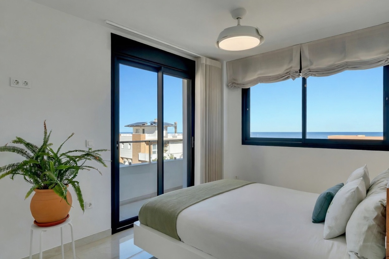 Appartement à vendre pieds dans l'eau à Oliva — Chambre
