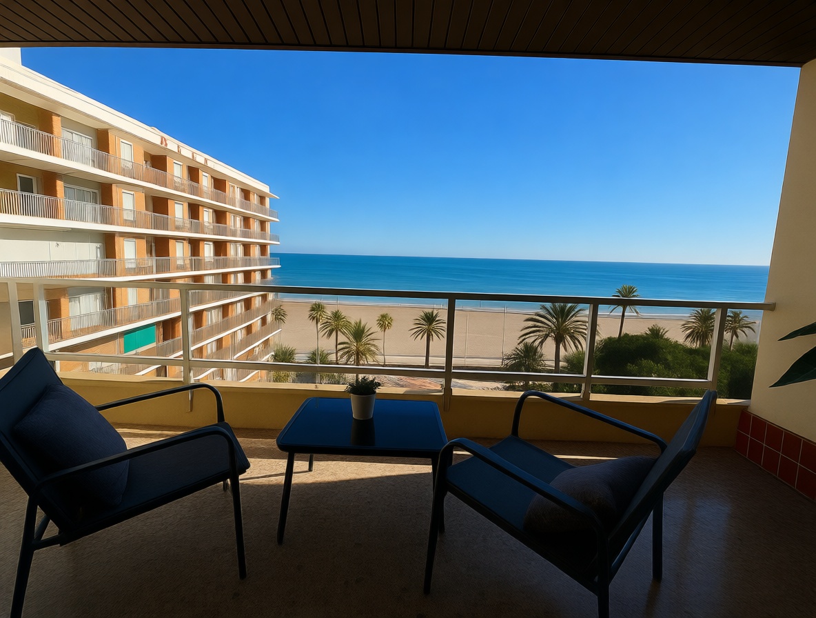 Appartement à vendre pieds dans l'eau à Cullera — Séjour