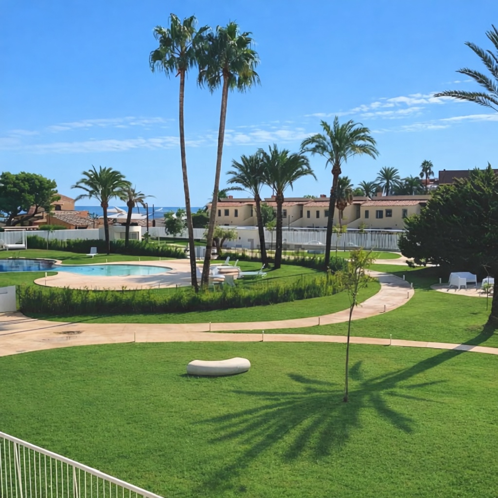 Flat for sale frontline beach in Denia — Sea view
