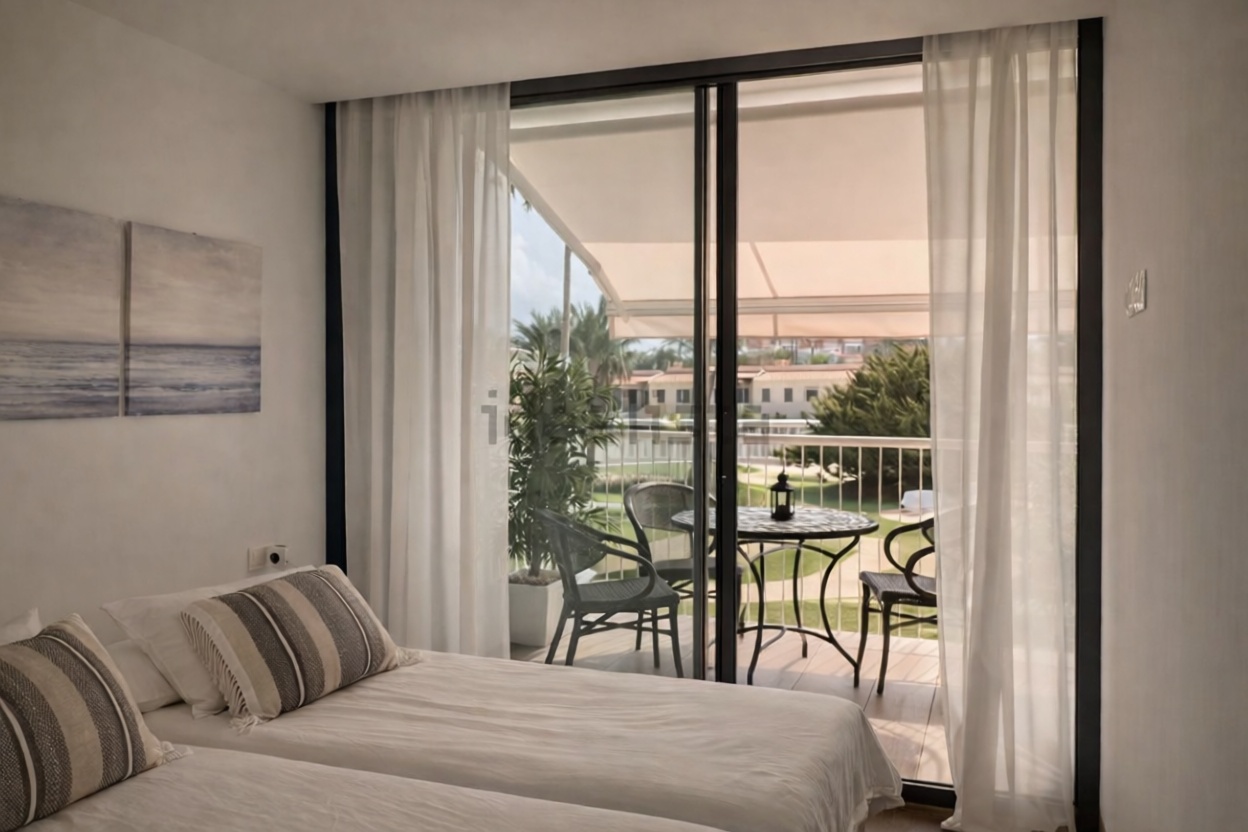 Flat for sale frontline beach in Denia — Bedroom